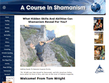 Tablet Screenshot of a-course-in-shamanism.com